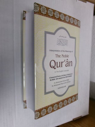 Item #34443 Interpretation of the Meanings of The Noble Quran in the English Language. Dr....