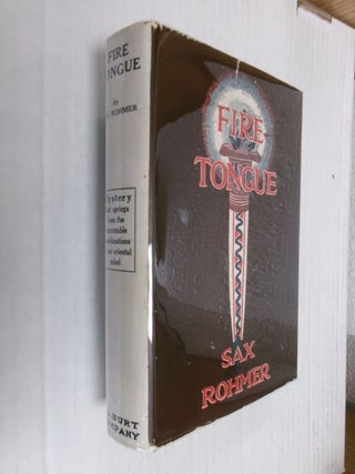 Item #34518 Fire Tongue. Sax Rohmer