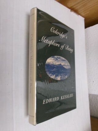 Item #34867 Coleridge's Metaphors of Being. Edward Kessler