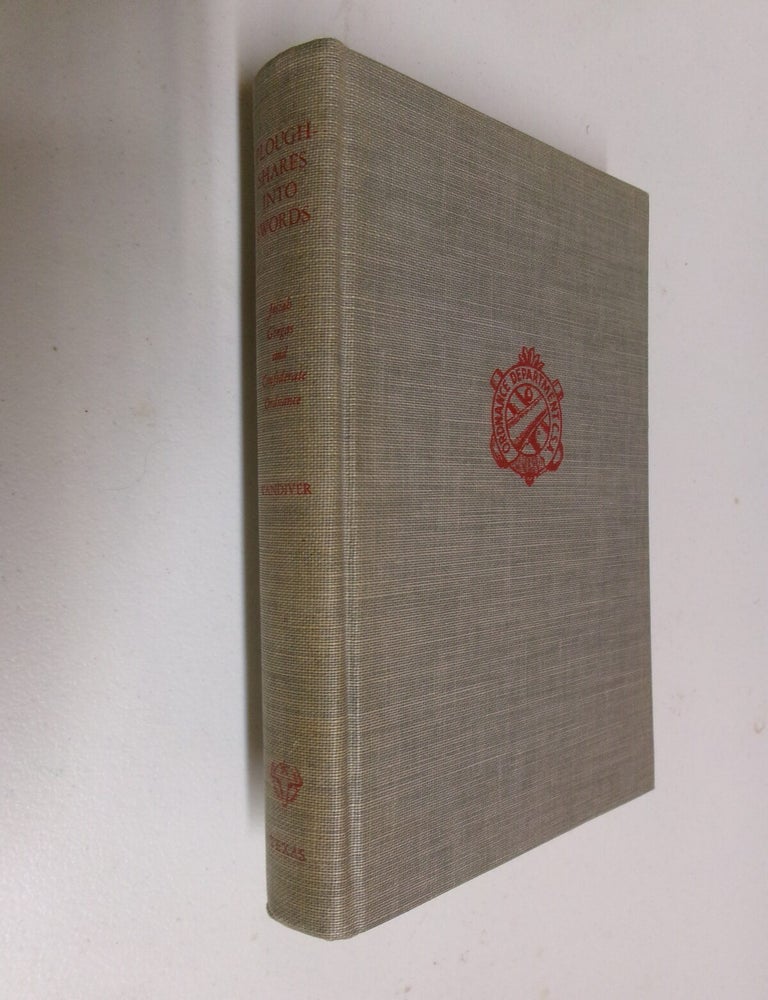 Item #35710 Ploughshares Into Swords: Josiah Gorgas and Confederate Ordnance. Frank E. Vandiver.