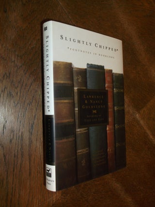Item #6822 Slightly Chipped: Footnotes in Booklore. Lawrence Goldstone, Nancy Goldstone