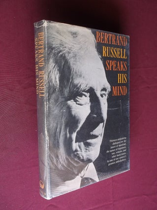 Item #8536 Bertrand Russell Speaks His Mind. Bertrand Russell